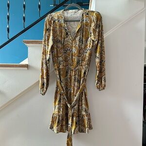 MK long Sleeve Mini Dress